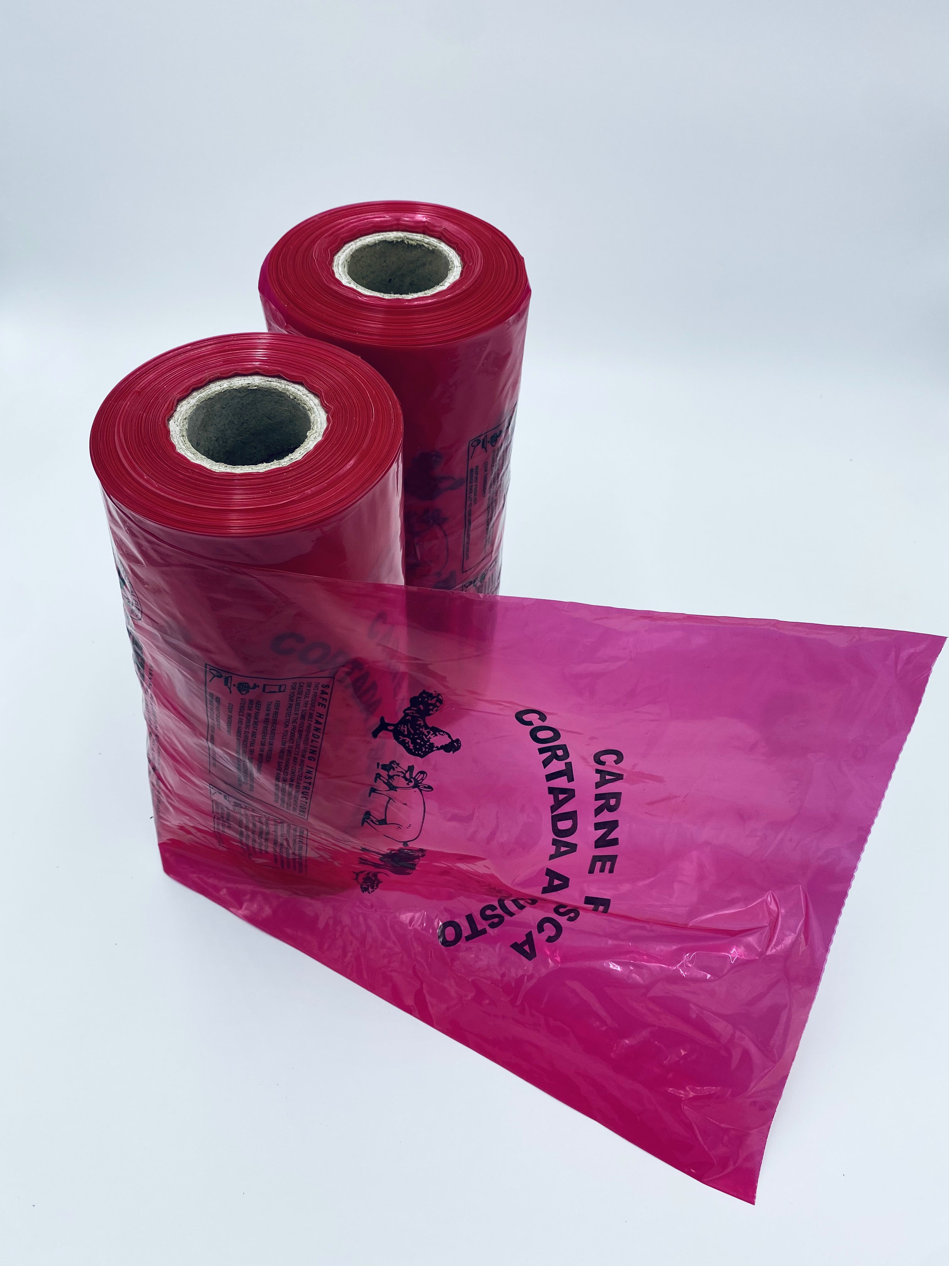 11x18 LDPE Red Poly Bag 1.5 MIL 18 lbs