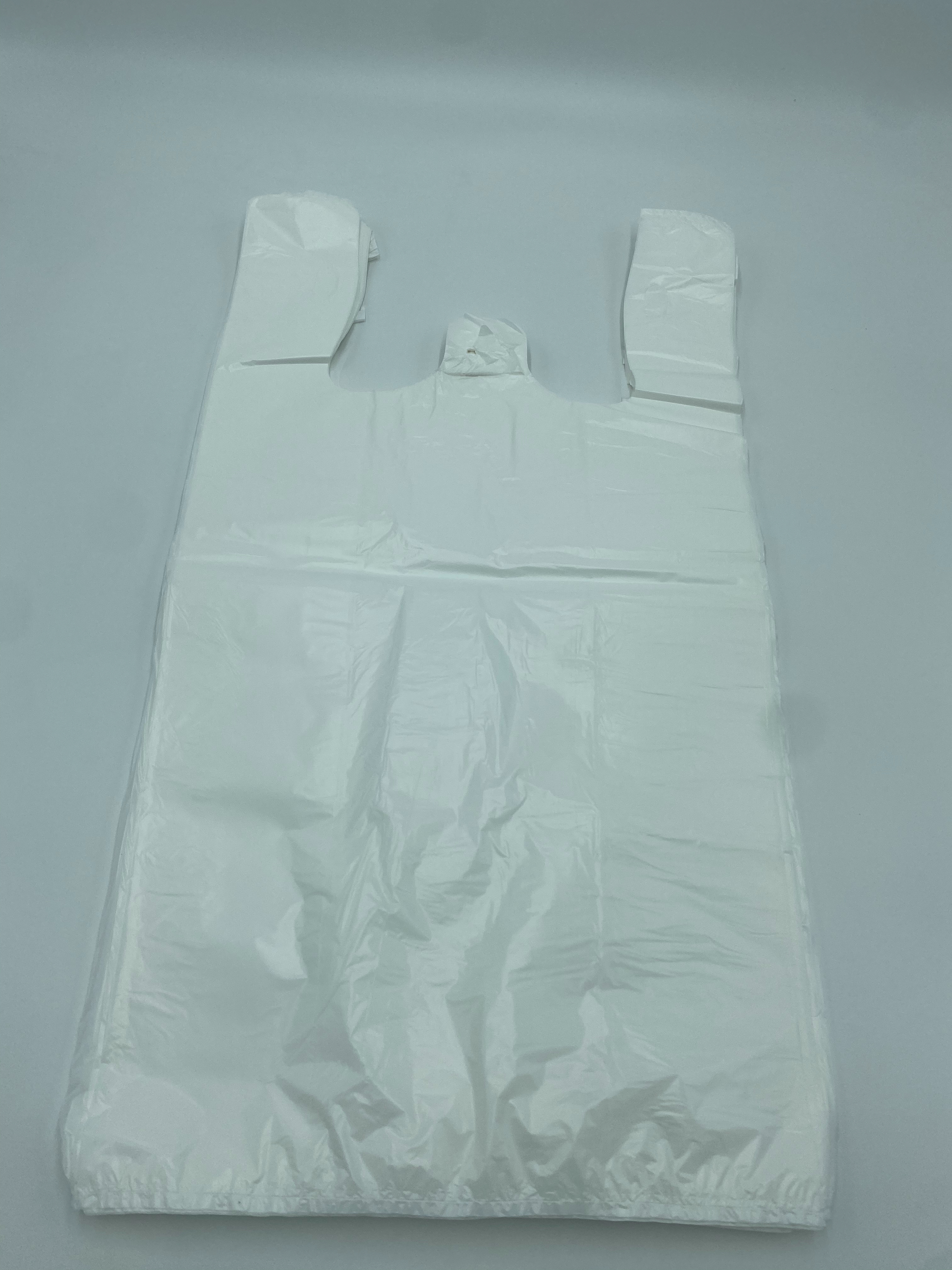 12x7x22 15 Mic White T-Shirt Bag