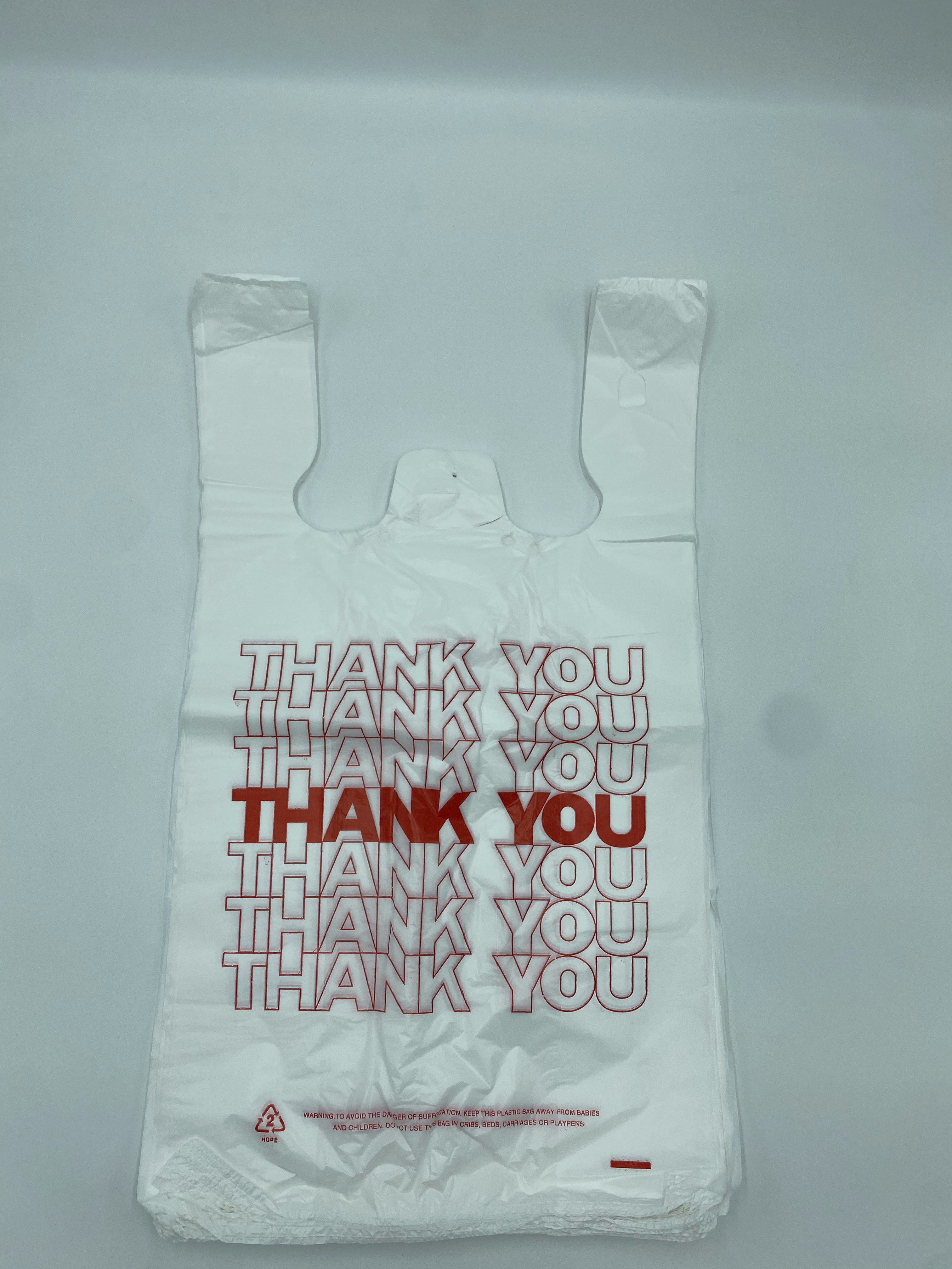 1/6 13 Mic Red Thank You T-Shirt Bag