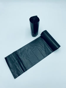 24x33 HDPE Black Can Liner 15 GAL 15 Mic