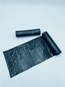 30x37 HDPE Black Can Liner 30 GAL 11 Mic