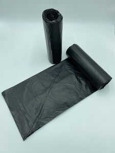 38x60 HDPE Black Can Liner 55 GAL 22 Mic