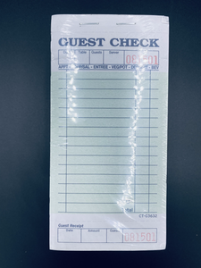 Guest Check Book 3632