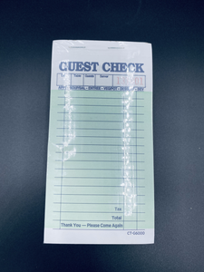 Guest Check Book 6000