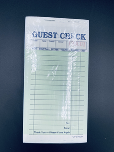 Guest Check Book 7000